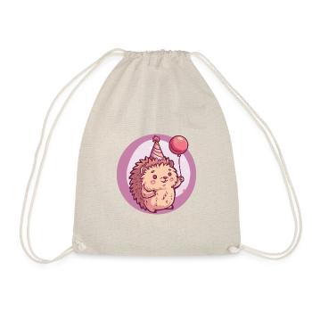 Hérisson Anniversaire Bande Dessinée - Sac de sport léger - nature - Devant