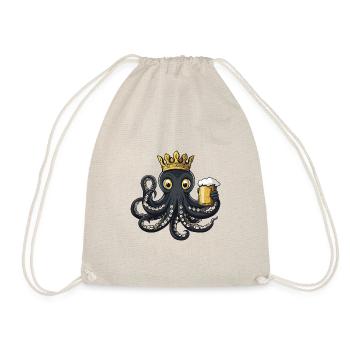 Octopus Bière Drôle - Sac de sport léger - nature - Devant