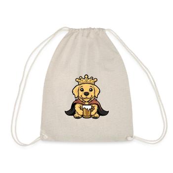 Golden Retriever Chien Bière Drôle Drôle - Sac de sport léger - nature - Devant