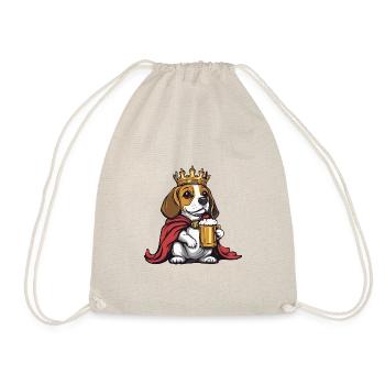 Beagle chien bière drôle - Sac de sport léger - nature - Devant