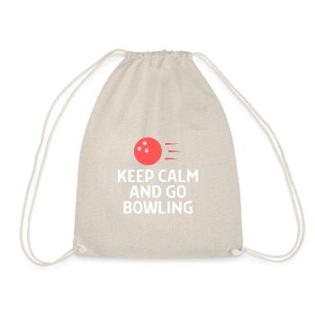 Bowling Dictons Bowling Bowler Skittles Cadeau - Sac de sport léger - nature - Devant