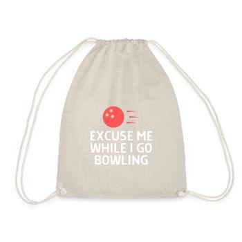 Bowling Dictons Bowling Bowler Skittles Cadeau - Sac de sport léger - nature - Devant