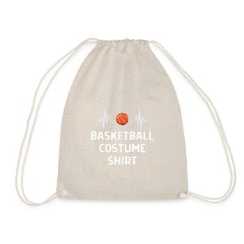 Basketball Spieler Basketballer Sprüche Geschenk - Turnbeutel - Natur - Vorne