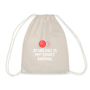 Bowling Dictons Bowling Bowler Skittles Cadeau - Sac de sport léger - nature - Devant