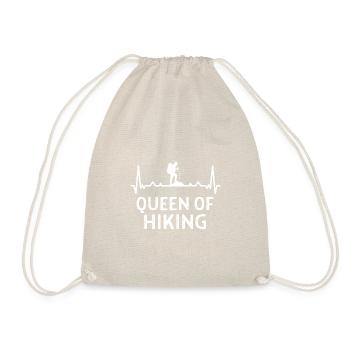 Klettern Kletterer Hiking Sprüche Geschenk - Turnbeutel - Natur - Vorne