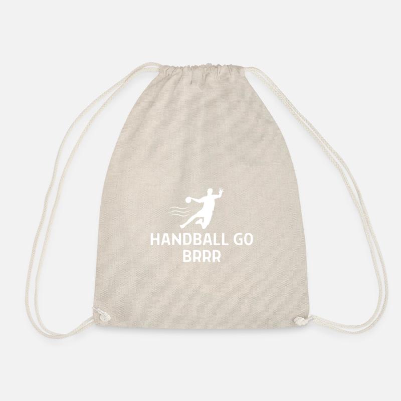 Handball Handballer Spruch Geschenk - Turnbeutel - Natur