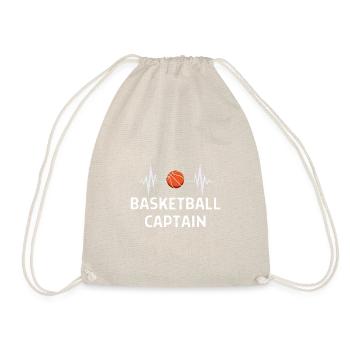 Basketball Spieler Basketballer Sprüche Geschenk - Turnbeutel - Natur - Vorne