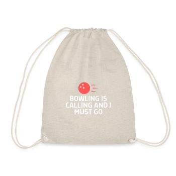 Bowling Dictons Bowling Bowler Skittles Cadeau - Sac de sport léger - nature - Devant