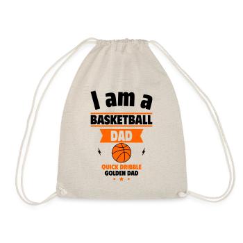 Cadeau pour la fête des pères : un papa basketteur qui vaut son pesant d’or - Sac de sport léger - nature - Devant