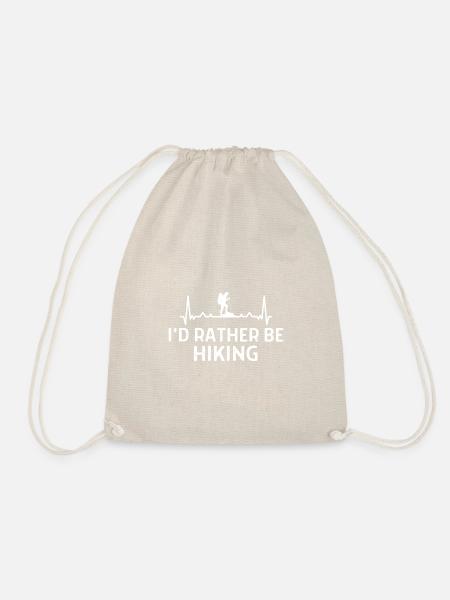 Klettern Kletterer Hiking Sprüche Geschenk - Turnbeutel - Natur