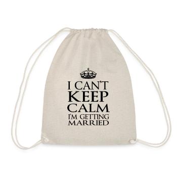 Épouser mariage t-shirt partie de poule - Sac de sport léger - nature - Devant