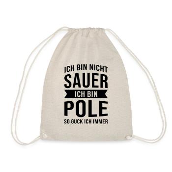 Je ne suis pas Aigre Je Suis Pole Pologne Polska - Sac de sport léger - nature - Devant