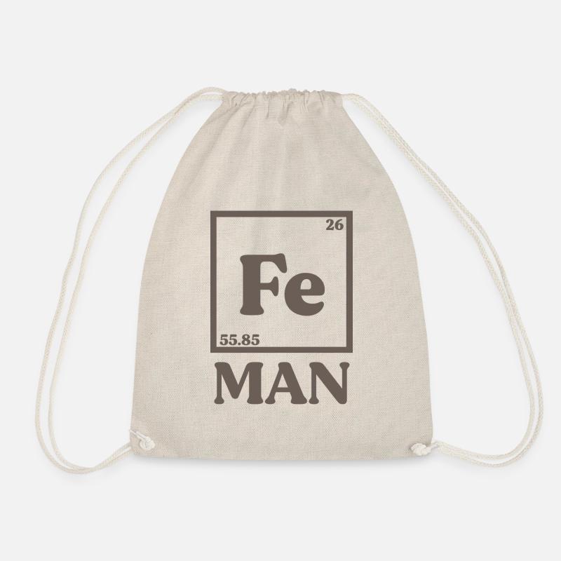 Iron Man Chemistry - Drawstring Bag - nature