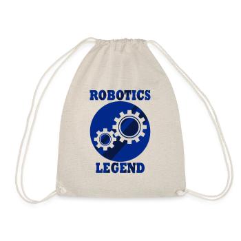 Légende de la robotique : citation amusante : - Sac de sport léger - nature - Devant