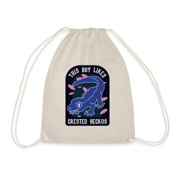 Geckos huppés, oiseaux sauvages, mignon lézard - Sac de sport léger - nature - Devant