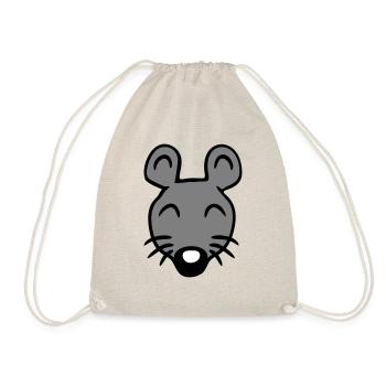 Mouse Mouse Cute Little Rat Rodent Friendly - Drawstring Bag - nature - Front