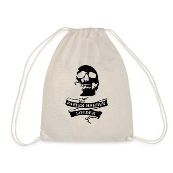 metal_skull - Turnbeutel - Natur - Vorne
