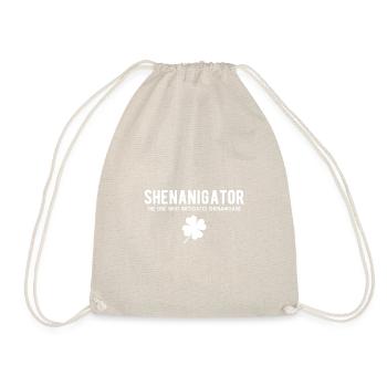 St Patrick's Day Ireland Shenanigan's Clover - Drawstring Bag - nature - Front