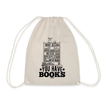 I want to read - Drawstring Bag - nature - Front