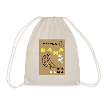 Bananas Shirt - ein Traum für Bananen Liebhaber! - Turnbeutel - Natur - Vorne