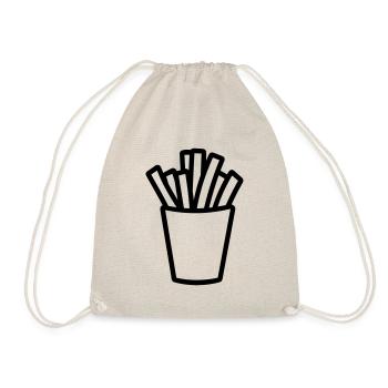 French fries - Drawstring Bag - nature - Front