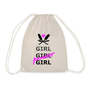 Girl Power - Turnbeutel - Natur - Vorne