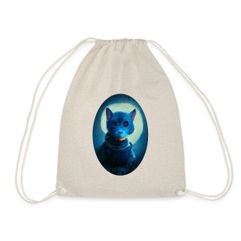 Astronauten Katze - Turnbeutel - Natur - Vorne