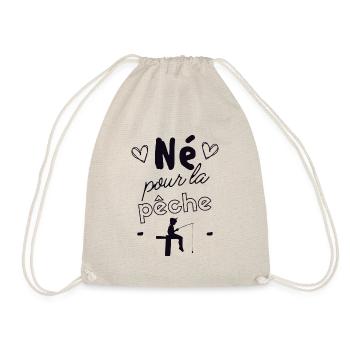 Né pour la pêche - Sac de sport léger - nature - Devant