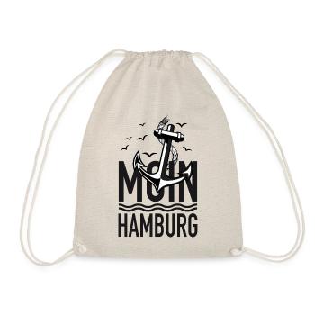 87 MOIN HAMBURG Anchor Rope Seagulls - Drawstring Bag - nature - Front