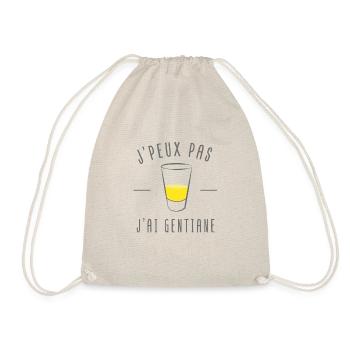 Je peux pas j'ai gentiane - Sac de sport léger - nature - Devant