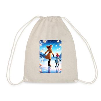 personalisiertes Design-Muttergeschenk - Turnbeutel - Natur - Vorne