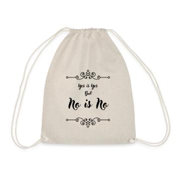 "Yes is Yes" - Sac de sport léger - nature - Devant