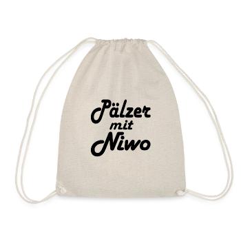 "Pälzer mit Niwo" - Pfälzer mit Niveau - Turnbeutel - Natur - Vorne