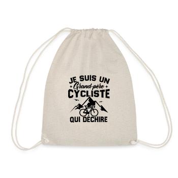 Je suis un Grand-père Cycliste qui déchire - Sac de sport léger - nature - Devant