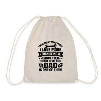 Being a father is one of them, Gift for father - Drawstring Bag - nature - Front