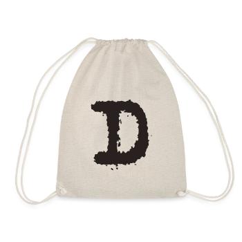 D - Drawstring Bag - nature - Front