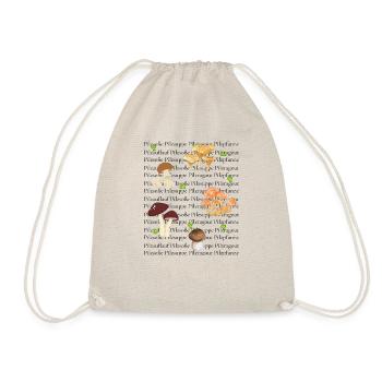 Pilze/ Herbstmotiv/ Pilzliebhaber - Turnbeutel - Natur - Vorne