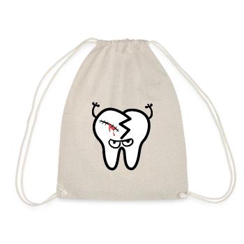 bad tooth - Drawstring Bag - nature - Front