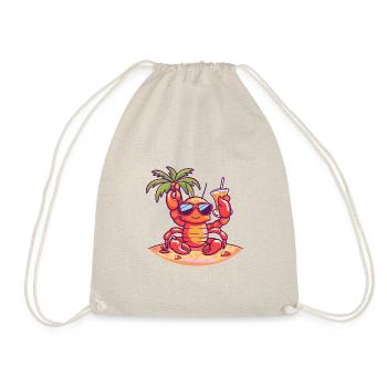 Crabe homard Vacances d’été à la plage - Sac de sport léger - nature - Devant