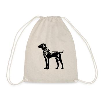 Dalmatian Dog - Drawstring Bag - nature - Front