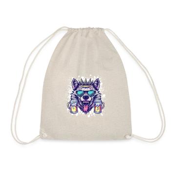 Fête de la bière Wolf - Sac de sport léger - nature - Devant