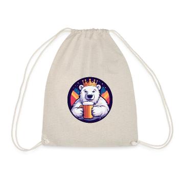 Bande dessinée sur la bière Polar Bear - Sac de sport léger - nature - Devant