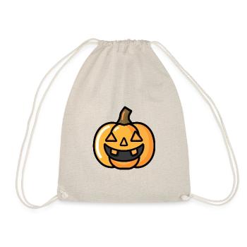 Pumpkin Halloween Comic - Drawstring Bag - nature - Front