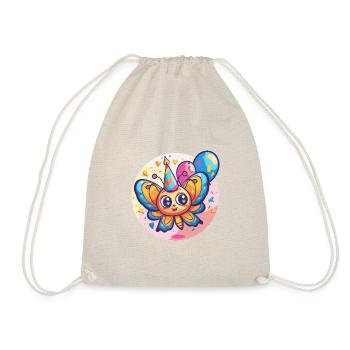 Papillon Anniversaire BD - Sac de sport léger - nature - Devant