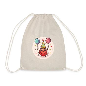 Ladybug Birthday Comic - Drawstring Bag - nature - Front