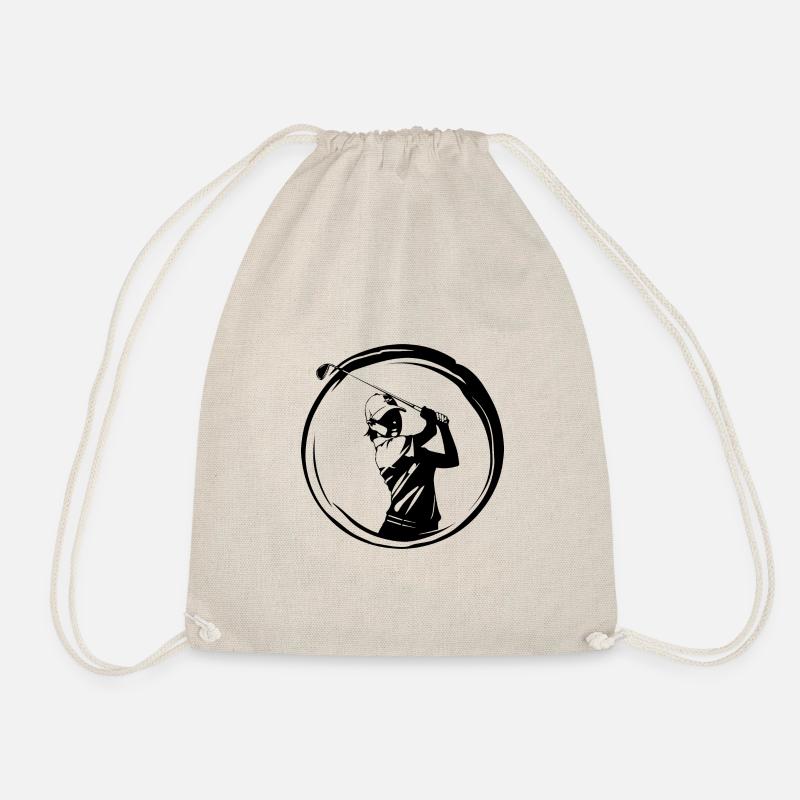 Silhouette de golfeur - Sac de sport léger - nature