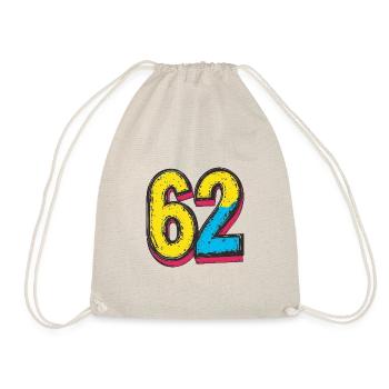 62 Number Symbol - Drawstring Bag - nature - Front
