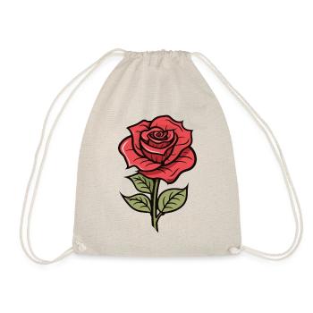 Fleur d’amour rose - Sac de sport léger - nature - Devant