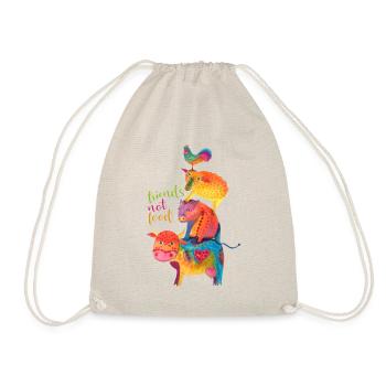 amis pas nourriture - Sac de sport léger - nature - Devant
