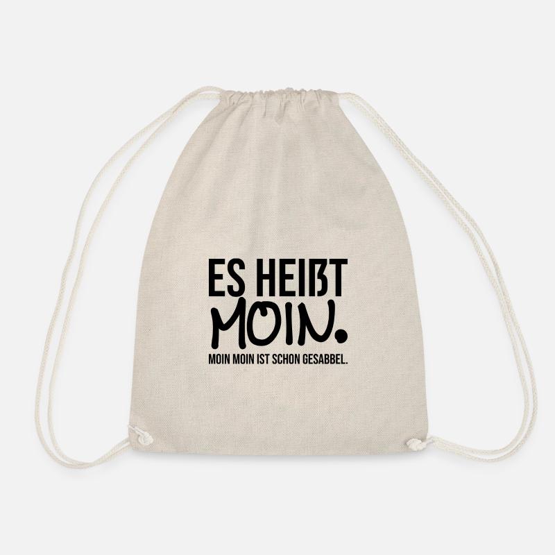 Es heisst Moin - Turnbeutel - Natur